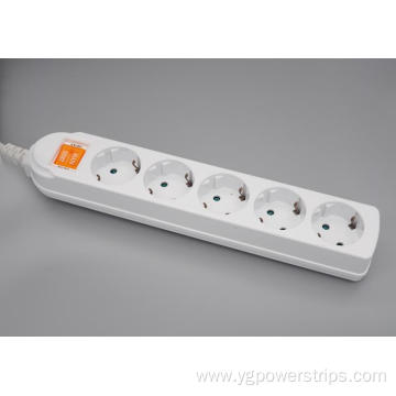5-Outlet EU/ With children protection Standard Power Strip